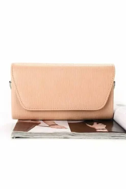 Handbags|Clutch Bags*Kitise V Envelope Shape Hardcase Clutch Purse Bag With Chain Strap Beige