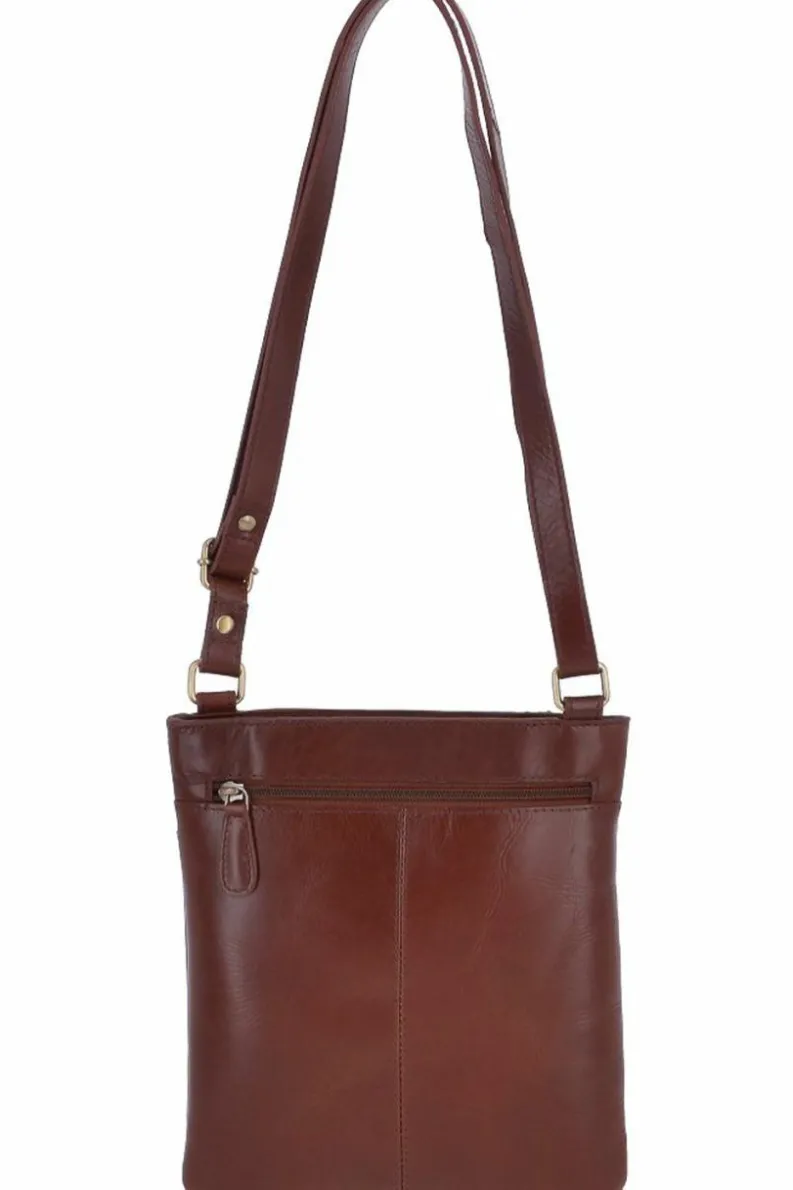 Cross-Body Bags*Ashwood Leather Vegetable Tanned Small Leather Crossbody Shoulder Bag Light Brown