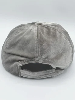 Hats & Gloves|Hats & Gloves*SVNX Velvet Baseball Cap Grey