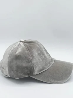 Hats & Gloves|Hats & Gloves*SVNX Velvet Baseball Cap Grey