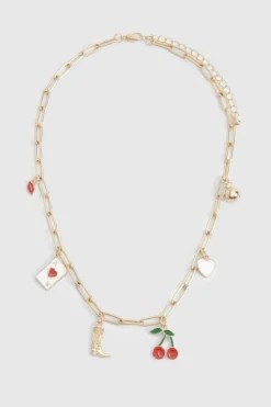 Necklaces*boohoo Western Charm Necklace gold
