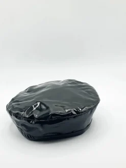 Hats & Gloves|Hats & Gloves*SVNX Wet Look Beret In Black