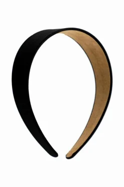 Hair Accessories*My Accessories London Wide Satin Headband Black