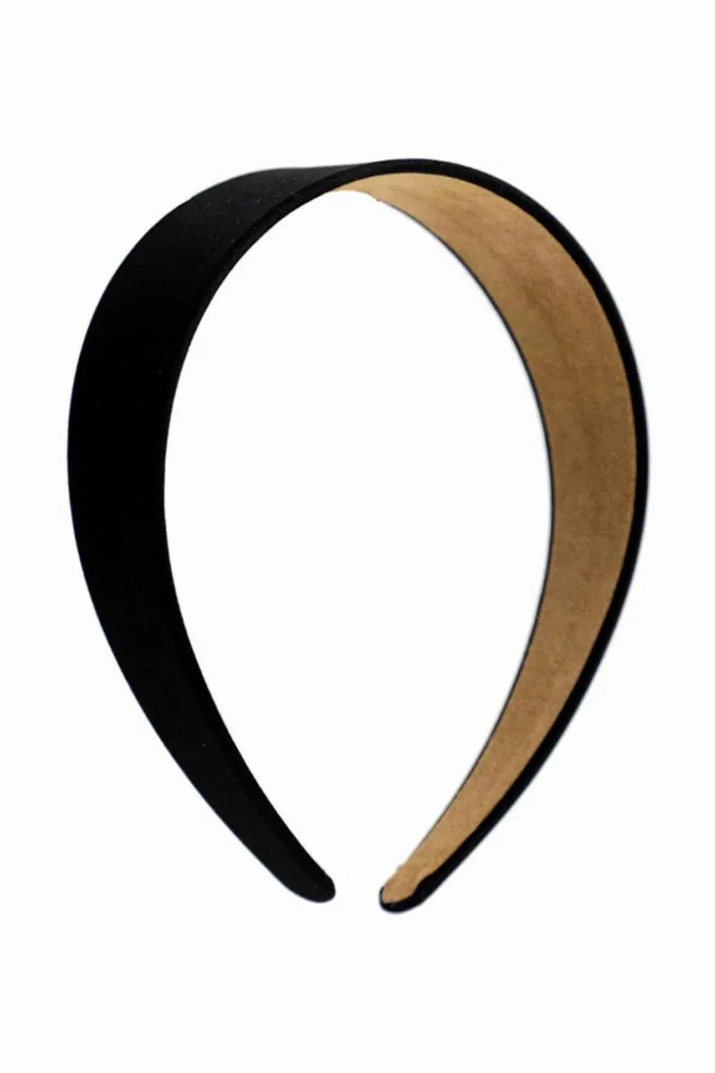 Hair Accessories*My Accessories London Wide Satin Headband Black