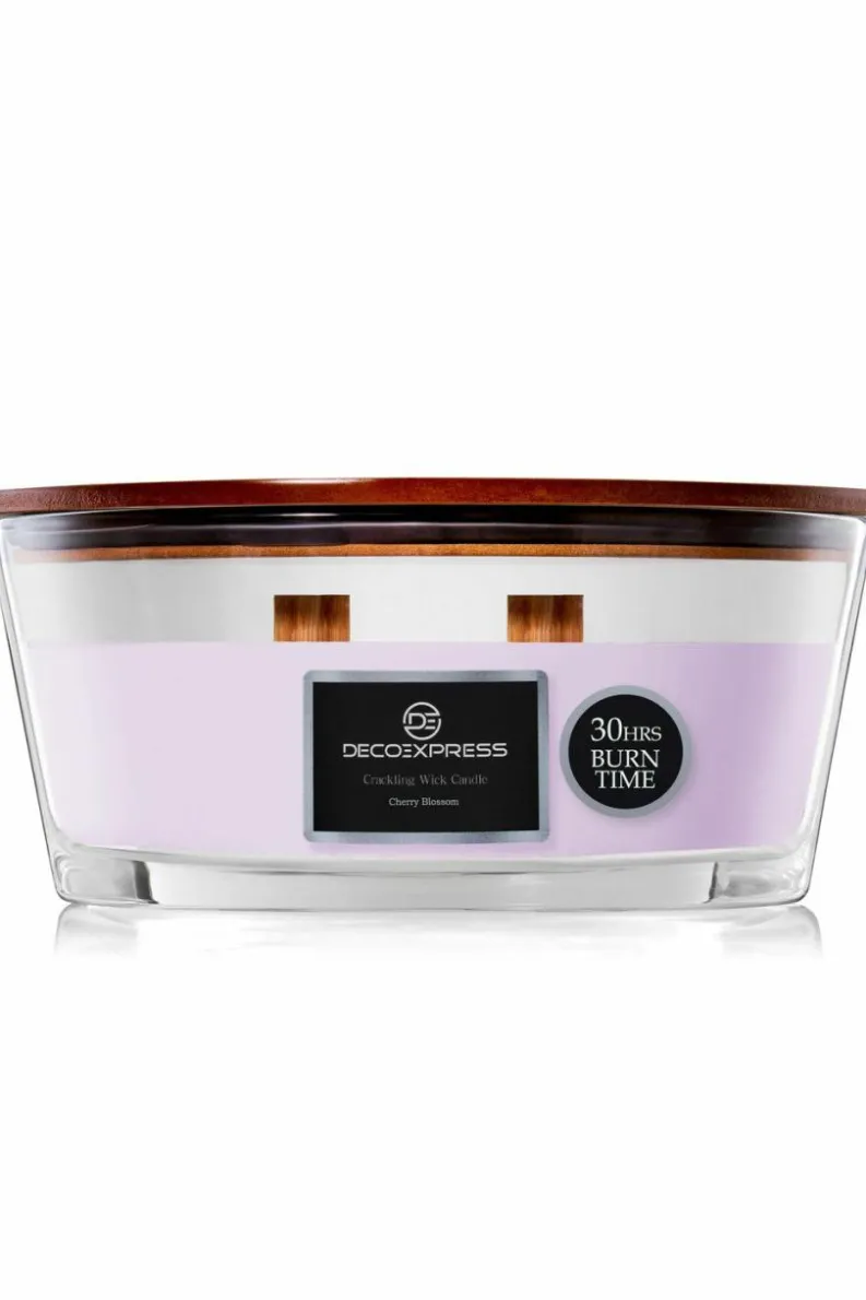 Candles & Diffusers|Candles*Deco Express Woodwick Candles - Cherry Blossom Pink
