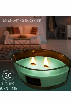 Candles & Diffusers|Candles*Deco Express Woodwick Candles - Fresh Sheets Green