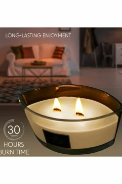 Candles & Diffusers|Candles*Deco Express Woodwick Candles - Vanilla Macaroon Beige