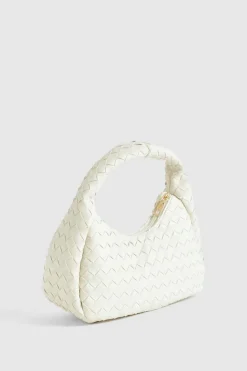 Woven Bags|Handbags*boohoo Woven Grab Bag cream