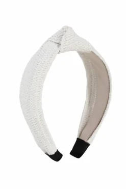 Hair Accessories*My Accessories London Woven Knot Headband in Pink White