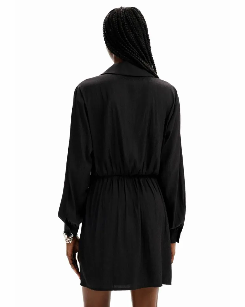 Wrap Dresses*Desigual Wrap Dress Black