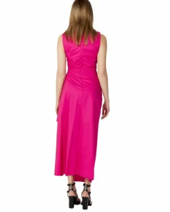 Wrap Dresses*Sandro Ferrone Wrap Dress Pink Fuchsia