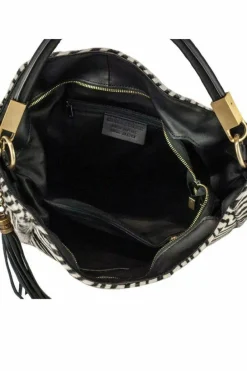 Shoulder Bags*Sostter Zebra Print Calf Hair And Leather Grab Bag | BBRLL Multi